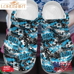 Soccer Personalized Clog Custom Crocs Comfortablefashion Style Comfortable For Women Men Kid Print 3D Goal