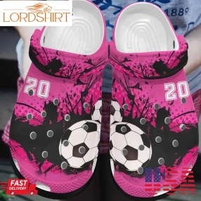 Soccer Personalized Clog Custom Crocs Comfortablefashion Style Comfortable For Women Men Kid Print 3D Keep Calm And Play Soccer