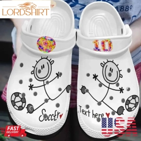 Soccer Personalized Clog Custom Crocs Comfortablefashion Style Comfortable For Women Men Kid Print 3D Soccer Lovers