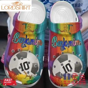 Soccer Personalized Clog Custom Crocs Comfortablefashion Style Comfortable For Women Men Kid Print 3D Soccer P2