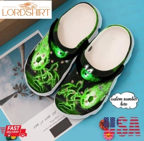 Soccer Personalized Glowing Sku 2268 Crocs Clog Shoes