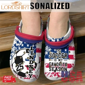 Soccer Personalized My Favorite Season Sku 2270 Crocs Clog Shoes