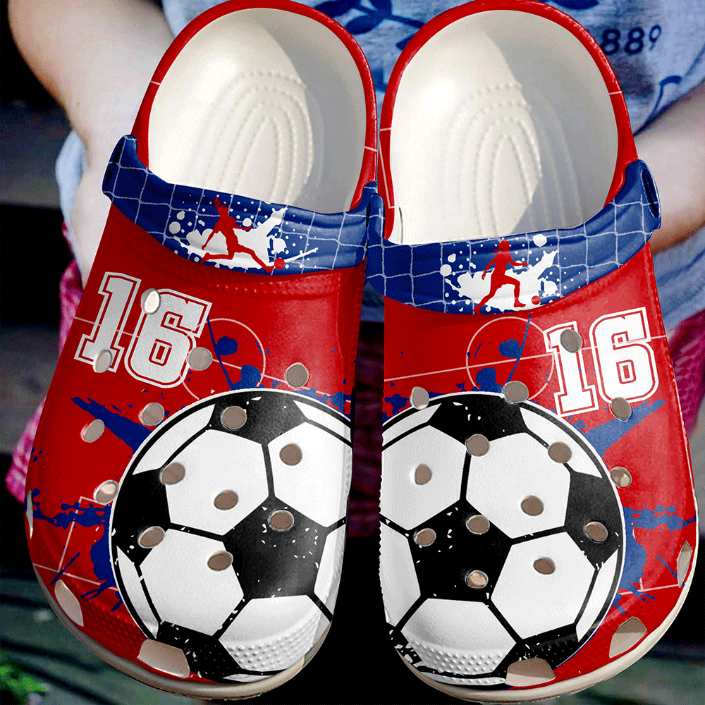 Soccer Personalized Passion V2 Collection Sku 2259 Crocs Clog Shoes