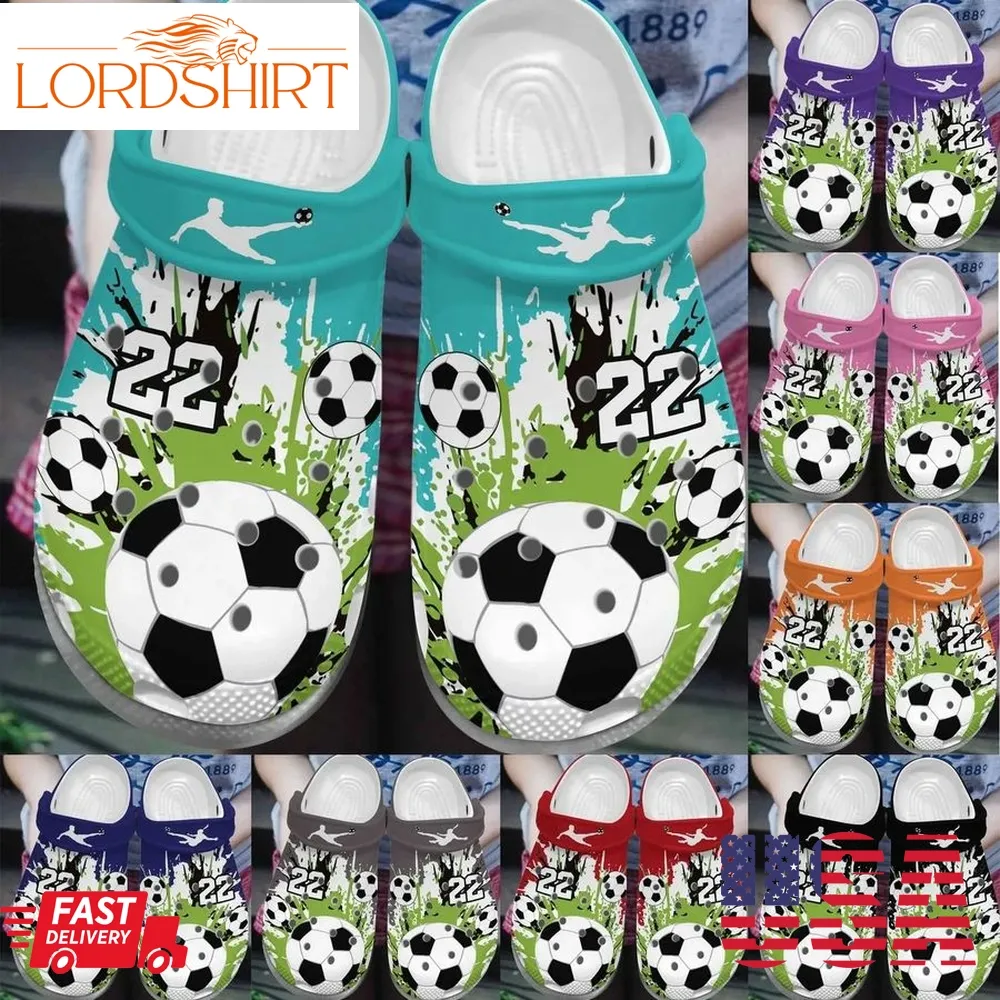 Soccer Personalized Personalize Clog Custom Crocs Fashionstyle Comfortable For Women Men Kid Print 3D Soccer Time