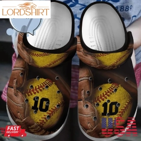 Softball Personalize Clog Custom Crocs Fashionstyle Comfortable For Women Men Kid Print 3D Awesome Sport