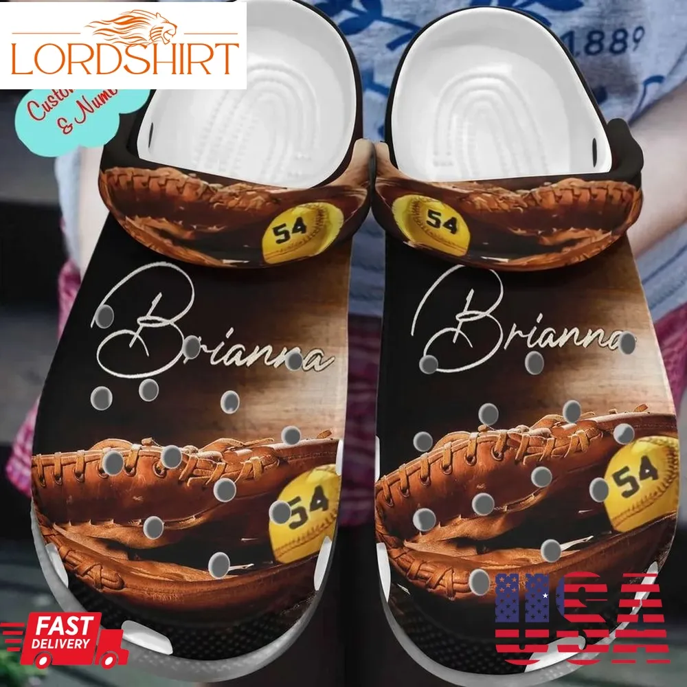 Softball Personalize Clog Custom Crocs Fashionstyle Comfortable For Women Men Kid Print 3D Personalized She Is Unstoppable