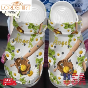 Softball Personalized Clog Custom Crocs Comfortablefashion Style Comfortable For Women Men Kid Print 3D Beautiful Player