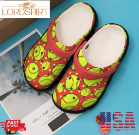 Softball Personalized Clog Custom Crocs Comfortablefashion Style Comfortable For Women Men Kid Print 3D Passion