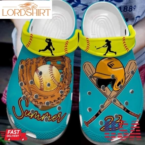 Softball Personalized Crocs Classic Clog My Passion Shoes