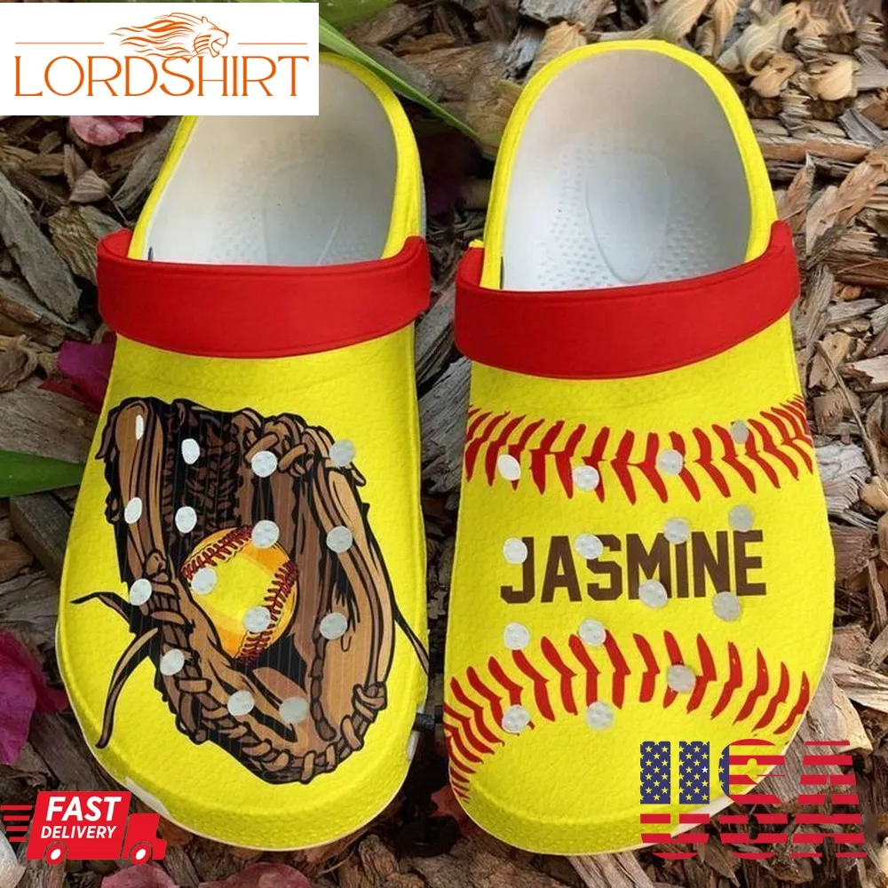 Softball Personalized Gloves Sku 2343 Crocs Clog Shoes