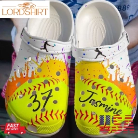 Softball Personalized I Choose Life Sku 2315 Crocs Crocband Clog Comfortable For Mens Womens Classic Clog Water Shoes