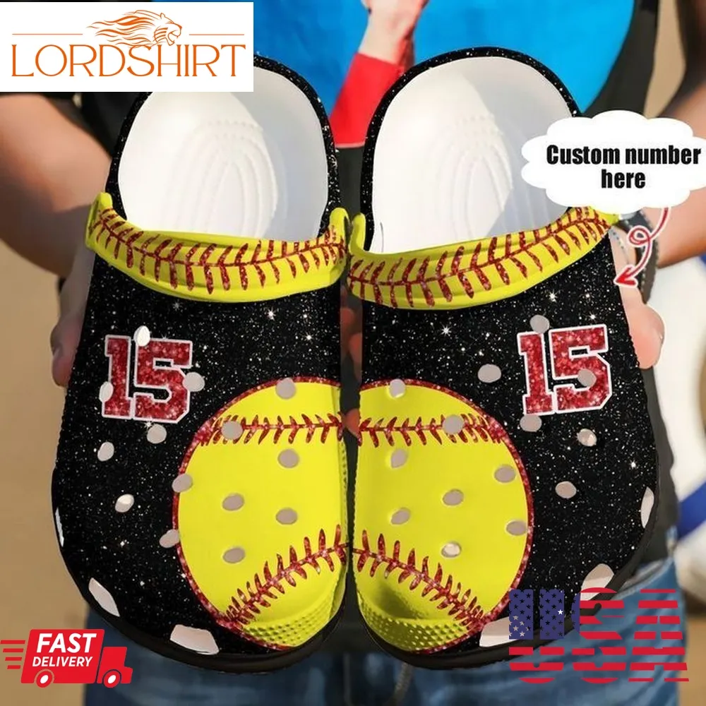 Softball Personalized Pitch Sku 2362 Crocs Clog Shoes