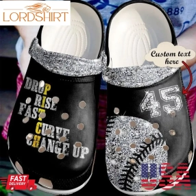 Softball Personalized Pitches Sku 2329 Crocs Crocband Clog Comfortable For Mens Womens Classic Clog Water Shoes