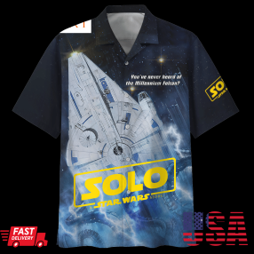 Solo Star Wars Story Millennium Falcon Hawaiian Shirtpng