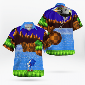 Sonic Nes Game Hawaiian Shirt