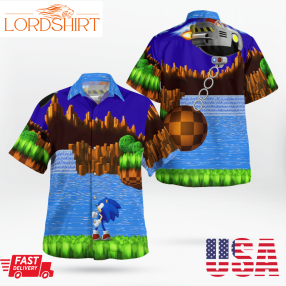 Sonic Nes Game Hawaiian Shirtpng