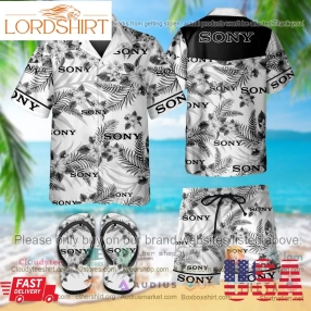 Sony Hawaiian Shirt, Shorts