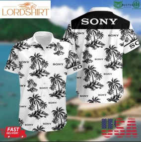 Sony Palm Tree Island Hawaiian Shirt