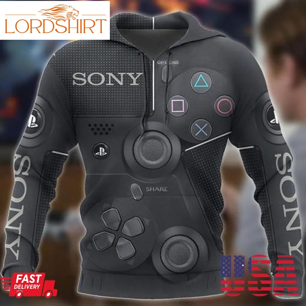 Sony Playstation Controller 3D Hoodie For Men For Women Sony Playstation All Over Printed Hoodie Sony Playstation 3D Full Printing Shirt