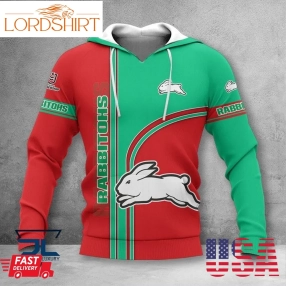 South Sydney Rabbitohs Nrl 3D Hoodie Tshirt