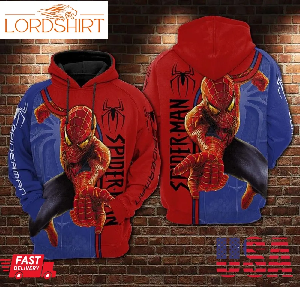 Spider Man 3D Hoodie For Men For Women All Over Printed Hoodie