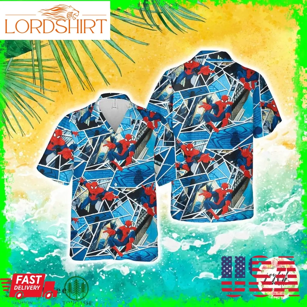 Spiderman Avengers Summer Hawaiian Shirt