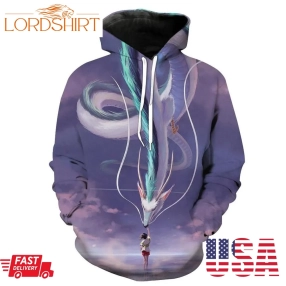 Spirited Away Dragon Spirited Away Dragon Hoodie 3D