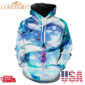 Spirited Away Spirited Away Dragon Anime Hoodie 3D