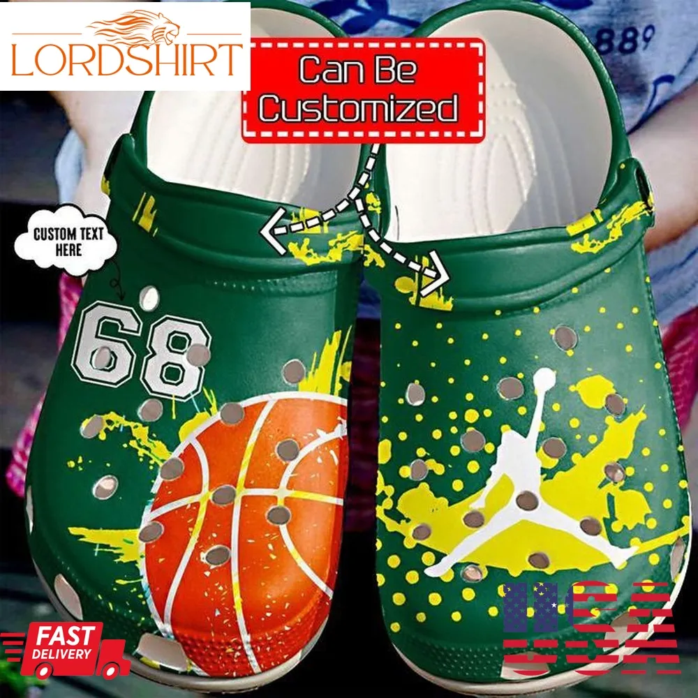 Sport Crocs   Basketball Personalized My Love Passion Clog Shoes