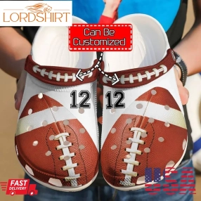 Sport Crocs   Football Personalized Player Clog Shoes