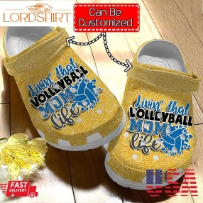 Sport Crocs   Volleyball Mom Gold Indian Doodle Ornament Crocs Clog Shoes