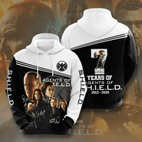 Sports Team Agents Of Shild Movie Character Anniversary 7 Years No134 Hoodie 3D