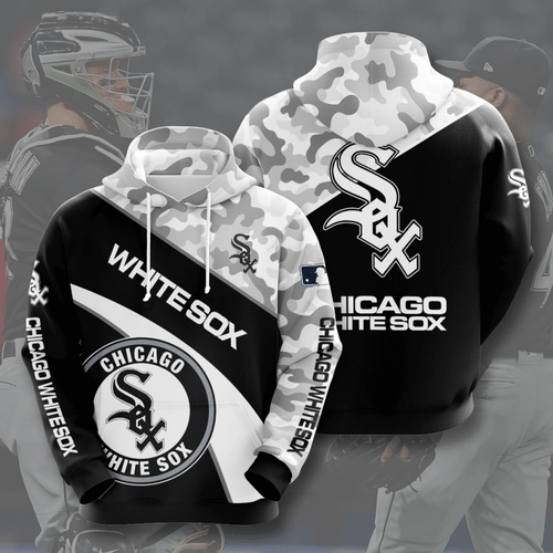 Sports Team Baby Yoda Chicago White Sox No725 Hoodie 3D