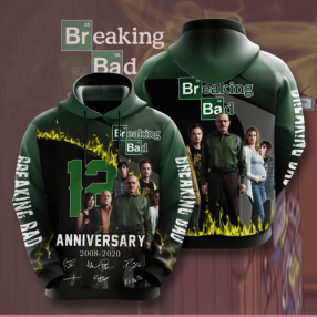 Sports Team Breaking Bad Movie Character Anniversary 12 Years No1053 Hoodie 3D