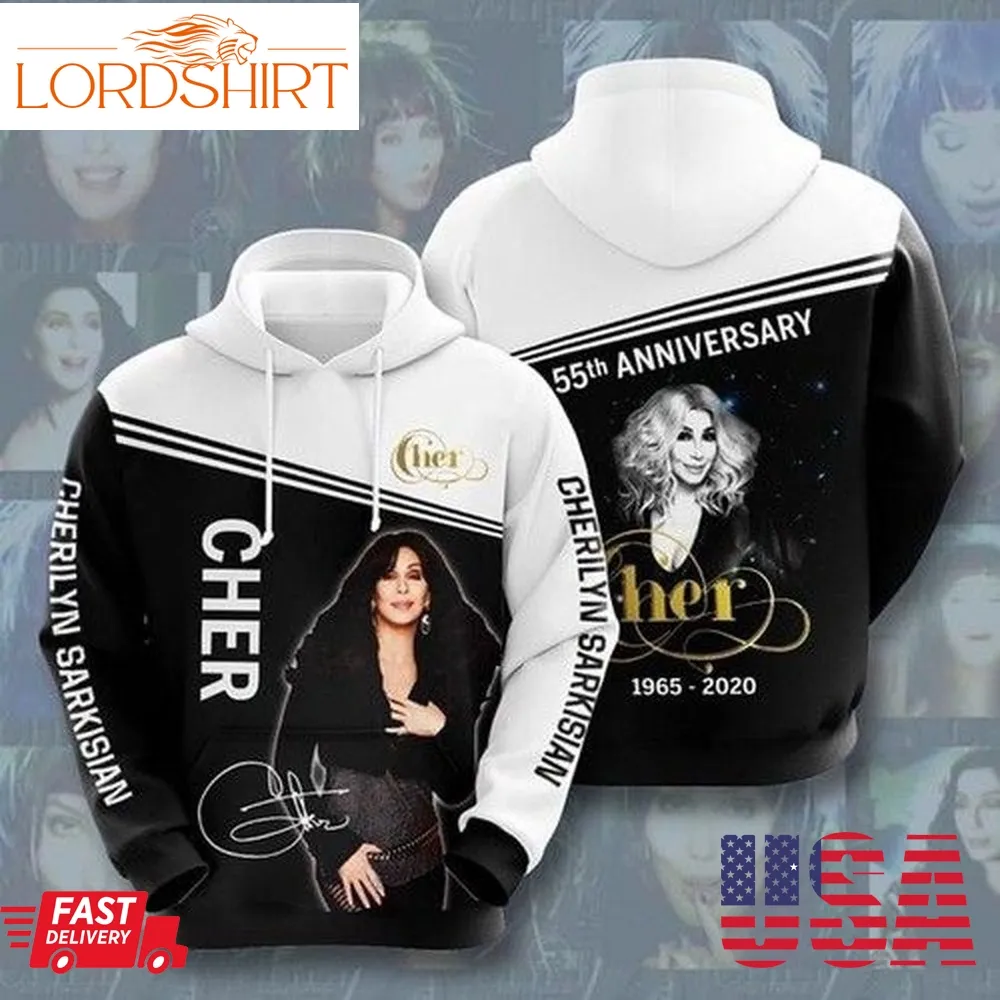 Sports Team Cher 55Th Anniversary Signature No879 Hoodie 3D