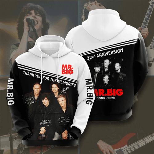 Sports Team Mr Big 32Nd Anniversary 1988 2020 No426 Hoodie 3D