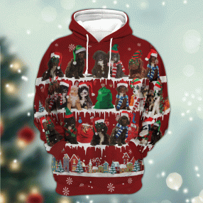 Sproodle Snow Christmas 3D Hoodie