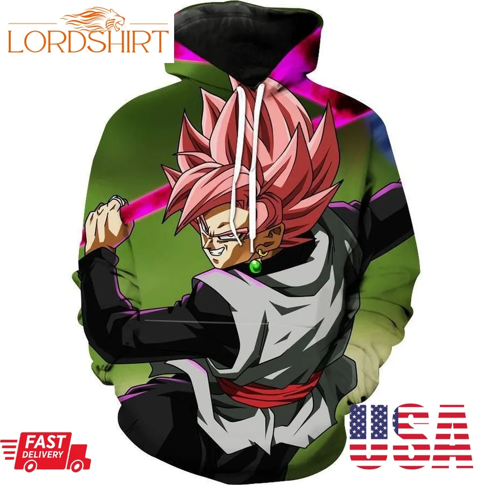 Ssj Rose Goku Black Scythe Dragon Ball 3Ds Hoodie 3D