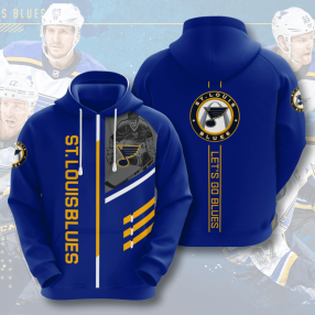 St Louis Blues Men And Women 3D Full Printing Hoodie St Louis Blues 3D Full Printing Shirt