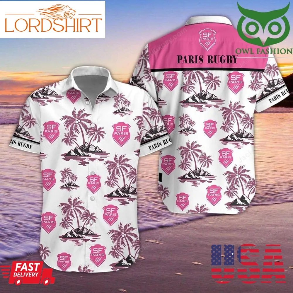 Stade Francais Hawaiian Shirt Hawaiian Shirt Summer Outfit