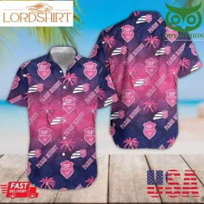 Stade Francais Hawaiian Shirt Summer Outfit