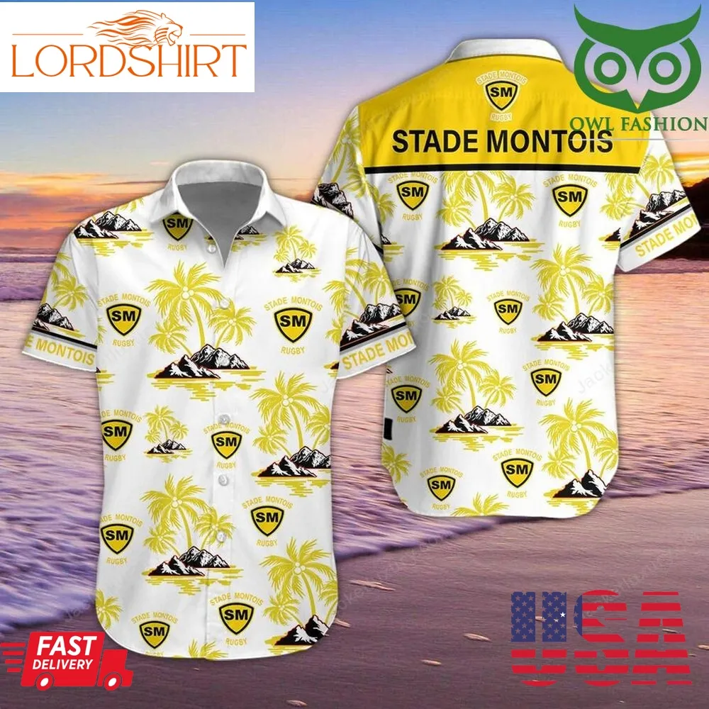 Stade Montois Rugby Hawaiian Shirt Hawaiian Shirt Shortsleeve Summer