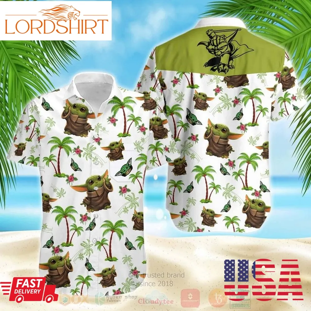 Star Wars Baby Yoda Hawaiian Shirt