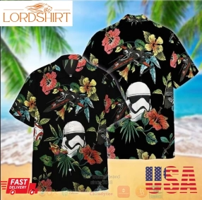 Star Wars Black Hawaiian Shirt