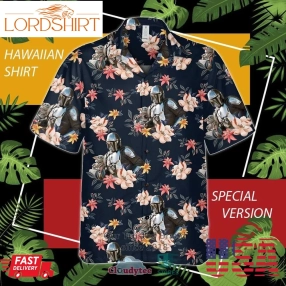 Star Wars Boba Fett Flower Hawaiian Shirt