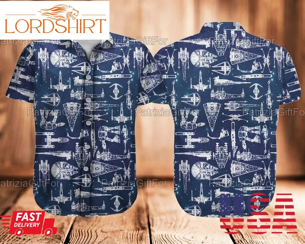 Star Wars Button Shirt, Star Wars Summer Shirts, Star Wars Shirt, Gifts For Him, Father Gift, Beach Shirt For Men Pht082106a02