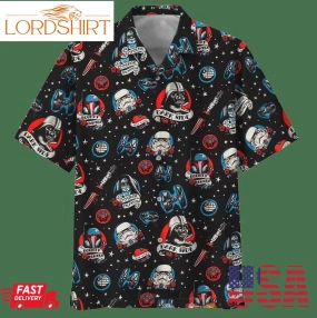 Star Wars Dark Side Black Summer Hawaiian Shirt