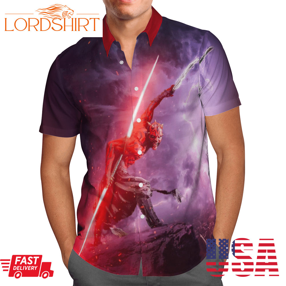 Star Wars Darth Maul Hawaiian Shirtpng