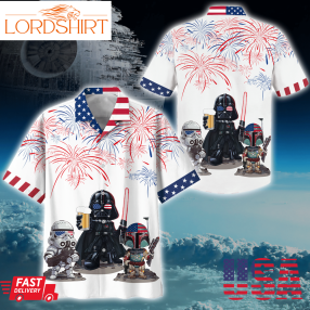 Star Wars Darth Vader And Clone Trooper Armor Hawaiian Shirtpng