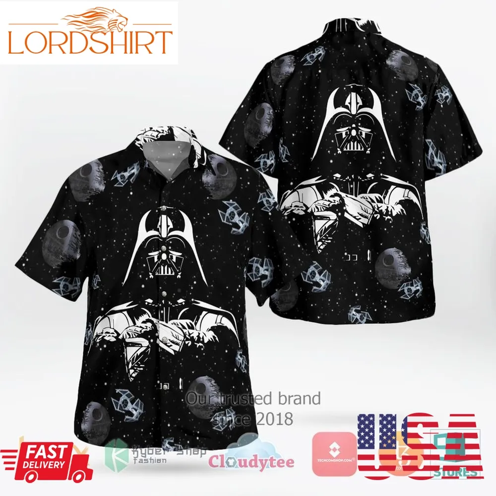 Star Wars Darth Vader In Galaxy Black Hawaiian Shirt